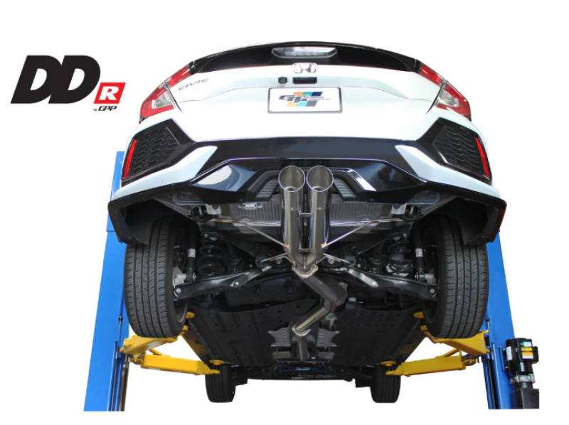 GReddy 2017+ Honda Civic Sport 5DR/Type-R DD-R Non-Resonated Exhaust - 10158602