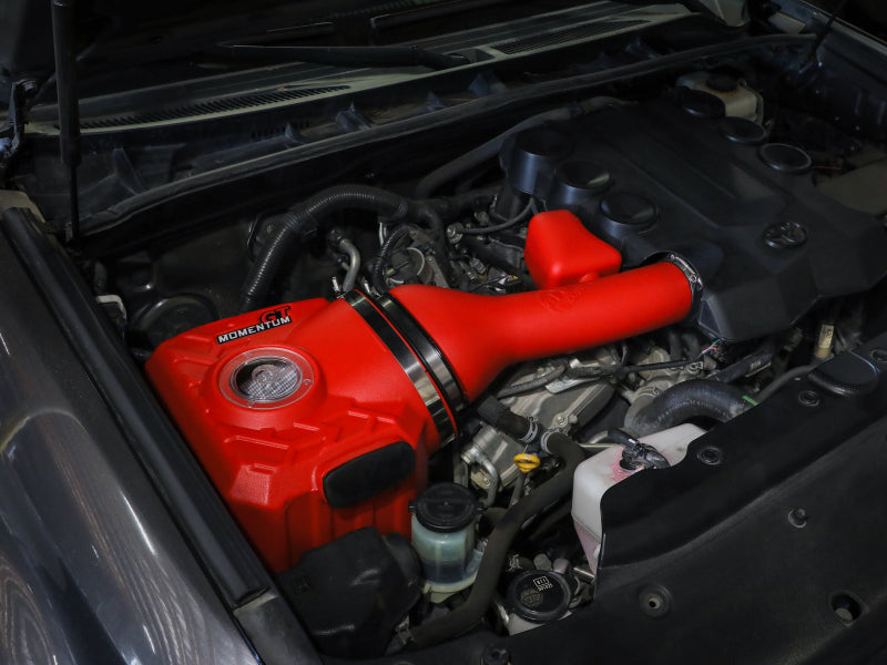 aFe Momentum GT Red Edition Cold Air Intake System w/ Pro DRY S Filt Toyota FJ Cruiser 07-23 V6-4.0L - 50-70095DR