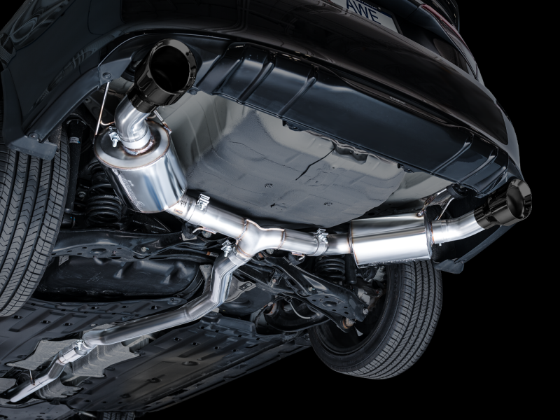 AWE Tuning 22+ Honda Civic Si/Acura Integra Touring Edition Catback Exhaust - Dual Diamond Black Tip - 3015-33331