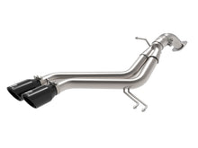 Load image into Gallery viewer, aFe Takeda 13-17 Hyundai Veloster L4-1.6L 2-1/2in 304 SS Axle-Back Exhaust w/ Black Tips - 49-37019-B