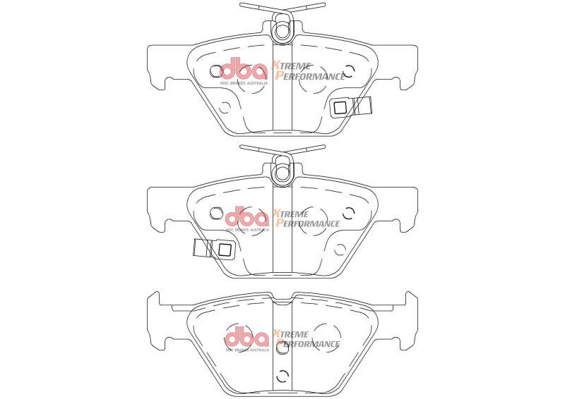 DBA 16-22 Subaru WRX (w/Eyesight Technology) XP Performance Rear Brake Pads - DB2398XP