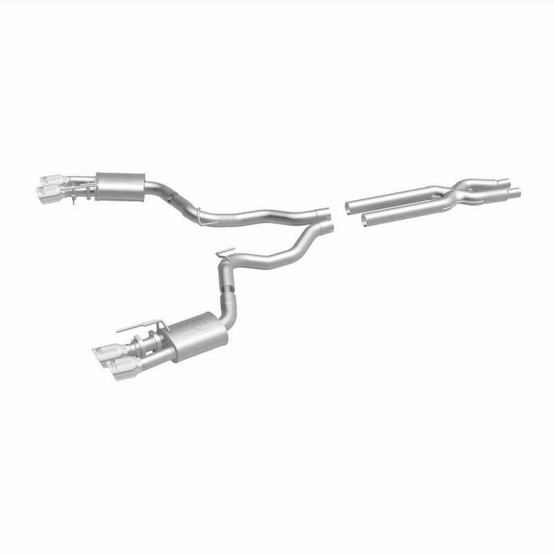 MagnaFlow SYS Cat-Back 2018 Ford Mustang GT 5.0L Competition Dual Exit Polished 4in Tips - 19368