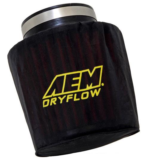 AEM Air Filter Wrap Black 7.5in Length x 5in Width x 5in Height - 1-4002