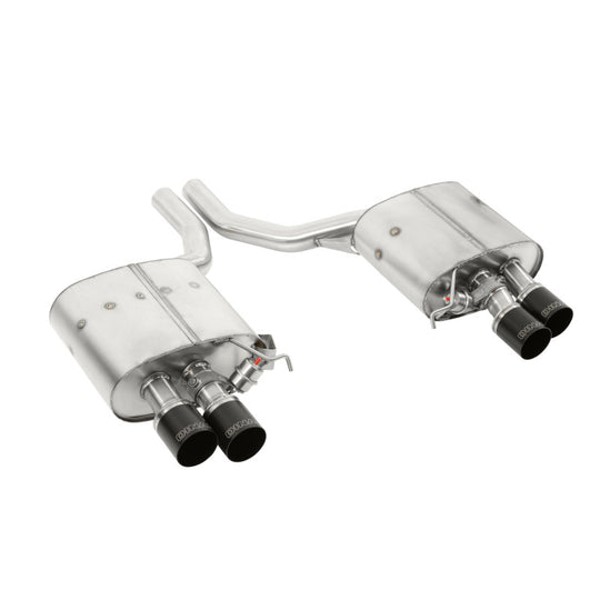 Dinan 11-16 BMW 550i (F10) Free Flow Axleback Exhaust System - Black Tips - D660-0036-BLK