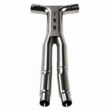 Load image into Gallery viewer, Kooks 15-26 Ford Mustang 5.0L V8 3in. SS Catted Ultra X-Pipe - OEM Connection - 11513700