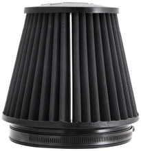 Load image into Gallery viewer, K&amp;N Universal Rubber Filter Round Tapered 6in Flange ID x 7.5in Base OD x 5.25in Top OD x 6in Height - RU-3102HBK