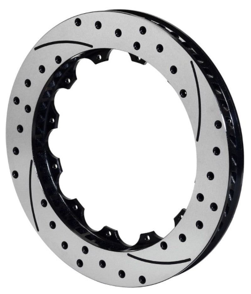 Wilwood Rotor-SV-SRP 72 Iron-RH-BLK-Drill 14.00 x 1.10 - 12 on 8.75in - 160-8400-BK