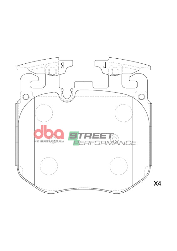 DBA 19-22 BMW X5 M50i (G05/G07) SP Performance Front Brake Pads - DB15108SP