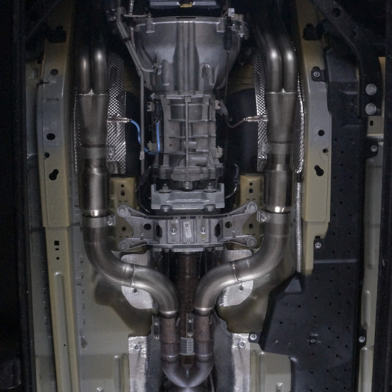 Stainless Works 2015+ Ford GT350 Headers 1-7/8in Primaries High-Flow Cats 3in Collectors - GT350HCAT