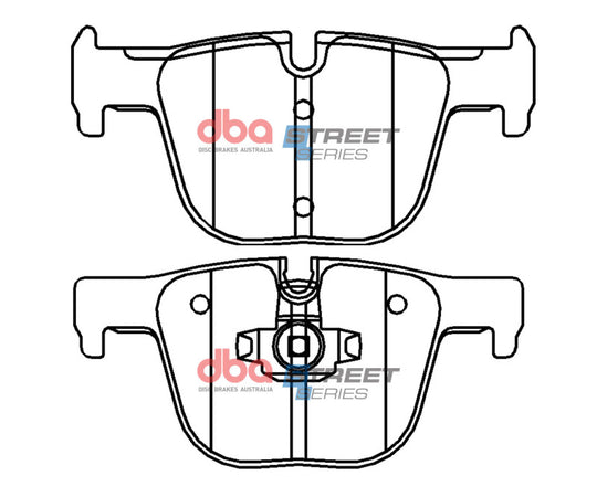 DBA 12-19 BMW 335i Street Series Rear Brake Pads - DB15126SS
