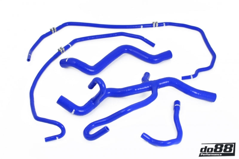 do88 Volvo C30/C70/S40/V50 Turbo Automatic 04-13 Coolant Hoses Blue - DO88-KIT172B
