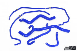 do88 Volvo C30/C70/S40/V50 Turbo Automatic 04-13 Coolant Hoses Blue - DO88-KIT172B