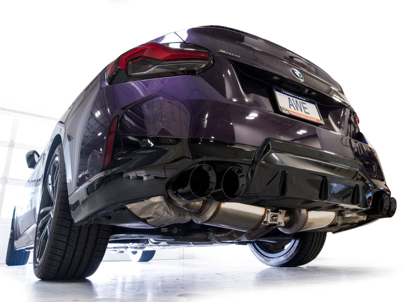 AWE Tuning 22-26 BMW M240i (G42) Track Edition Exhaust - Diamond Black Tips - 3020-43240