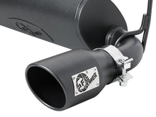 Load image into Gallery viewer, aFe Rebel Series 409 Stainless Steel Cat-Back Exhaust 18-21 Jeep Wrangler JL 2.0L (t) - Black Tip - 49-48096-B