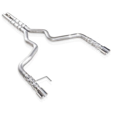 Load image into Gallery viewer, Stainless Works 2015-16 Mustang GT 3in Catback H-Pipe Retro Chambered Mufflers 2-1/2in Cores - M15CB
