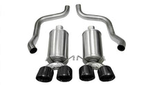 Load image into Gallery viewer, Corsa 2009-2013 Xtreme Axle-Back Exhaust w/Dual Black 3.5in Tips 09-13 Chevrolet Corvette C6 6.2L V8 - 14470BLK