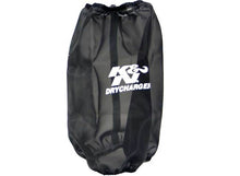 Load image into Gallery viewer, K&amp;N 6.625in Base ID / 5.25in Top ID / 9.5in H Round Tapered Black Drycharger Air Filter Wrap - RC-4780DK