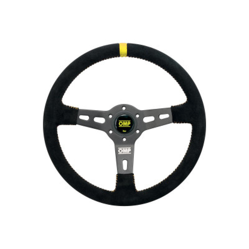 OMP RS Steering Wheel Black/Yellow D 350 - OD0-2055-071