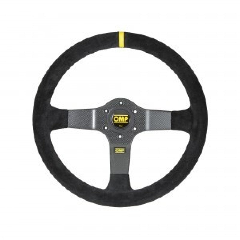 OMP Rally Steering Wheel Suede Leather (Black) - OD0-2028-071
