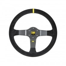 Load image into Gallery viewer, OMP Rally Steering Wheel Suede Leather (Black) - OD0-2028-071