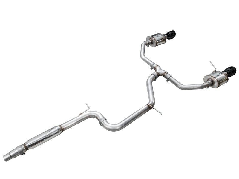 AWE Tuning 22-25 Volkswagen Jetta GLI Touring Edition Exhaust - Diamond Black Tips - 3015-33275