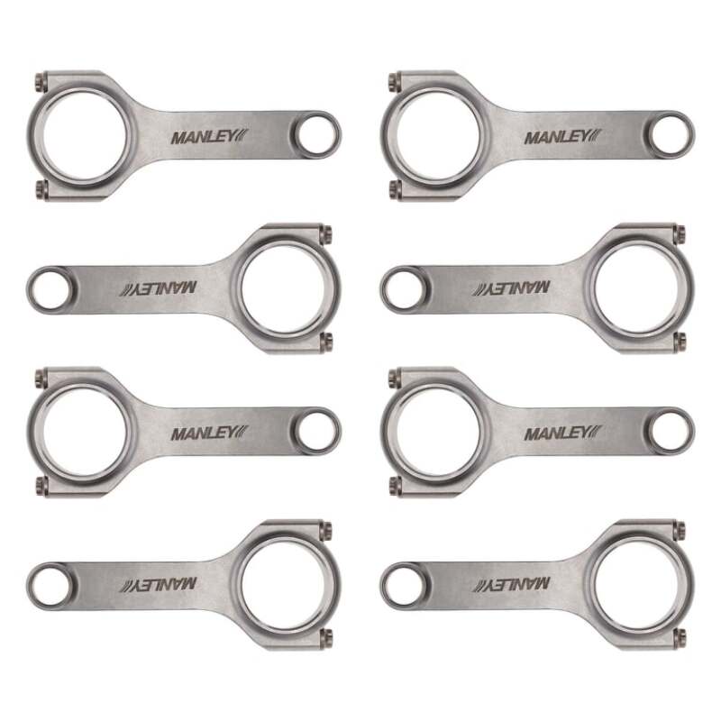 Manley Chevy Small Block 6.000in H Beam w/ ARP 2000 Connecting Rods - Single - 14054R-1
