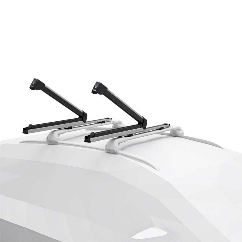 Thule SnowPack Extender Slide-out Ski/Snowboard Rack (Up to 6 Pair Skis/4 Snowboards) - Black/Silver - 732501