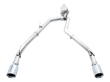 Load image into Gallery viewer, AWE Tuning 09-18 RAM 1500 5.7L (w/o Cutout) 0FG Dual Rear Exit Cat-Back Exhaust - Chrome Silver Tips - 3015-32101