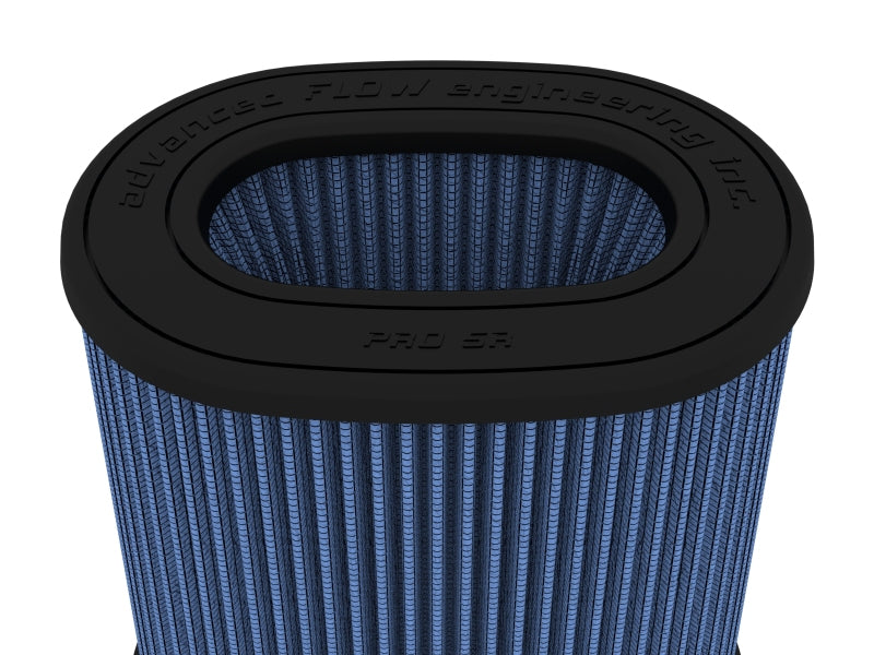 aFe MagnumFLOW Air Filter Pro 5 R 6.75inX4.75in F x 8.25inX6.25in B (INV) x 7.25X5in T (INV) x 9in - 24-91092