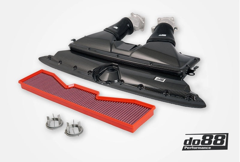 do88 2020+ Audi RS6/RS7 4.0T V8 (C8) Carbon Fiber Intake System + OE Air Straighteners - LF-300-S-WOE