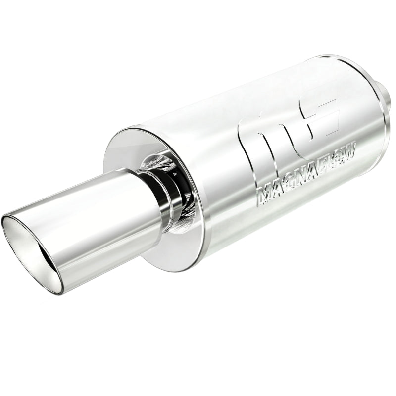 MagnaFlow Muffler W/Tip Mag SS 14X7X7 2.25/4. - 14826