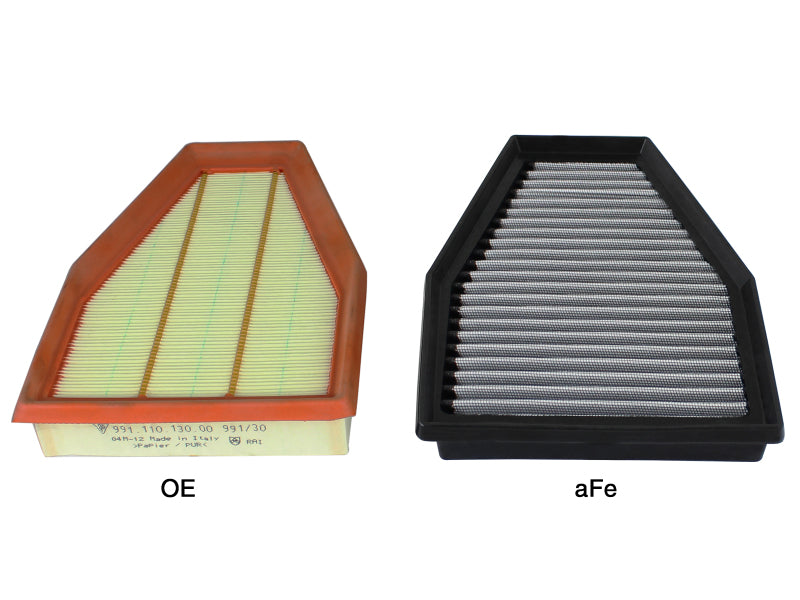 aFe Magnum FLOW OE Replacement Air Filter Pro DRY S 12-15 Porsche 911 (991) H6 3.4L/3.8L - 31-10242
