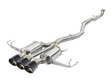 Load image into Gallery viewer, aFe Takeda 3in 304 SS Cat-Back Exhaust w/ Carbon Fiber Tips 17-18 Honda Civic Type R L4 2.0L (t) - 49-36623-C