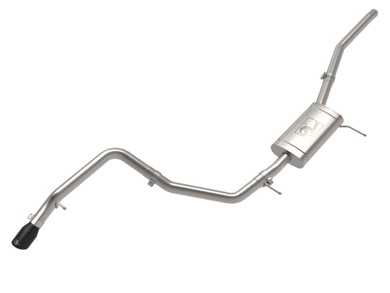 aFe 22-23 Ford Maverick EcoBoost L4 2.0L(t) Vulcan Series 2-1/2in 304 SS Cat-Back w/ Black Tip - 49-33145-B