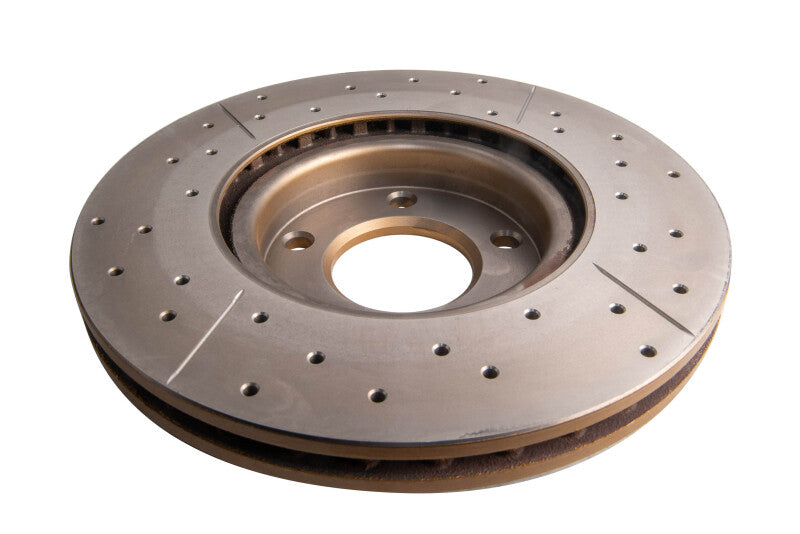 DBA 04-13 Mazda 3 2.3L/2.5L Front Drilled & Slotted Street Series Rotor - DBA2956X