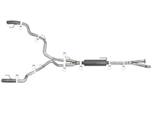Load image into Gallery viewer, aFe MACH Force-Xp Cat-Back Exhaust w/Dual Hi-Tuck Tips Black 17-18 Ford F-150 Raptor V6-3.5L (tt) - 49-33095-B