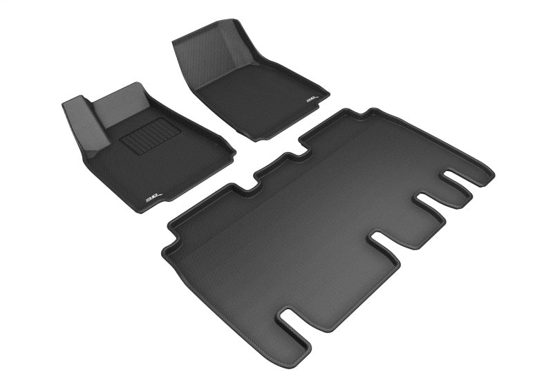 3D MAXpider 16-21 Tesla Model X Kagu Black Full Set - L1TL01101509