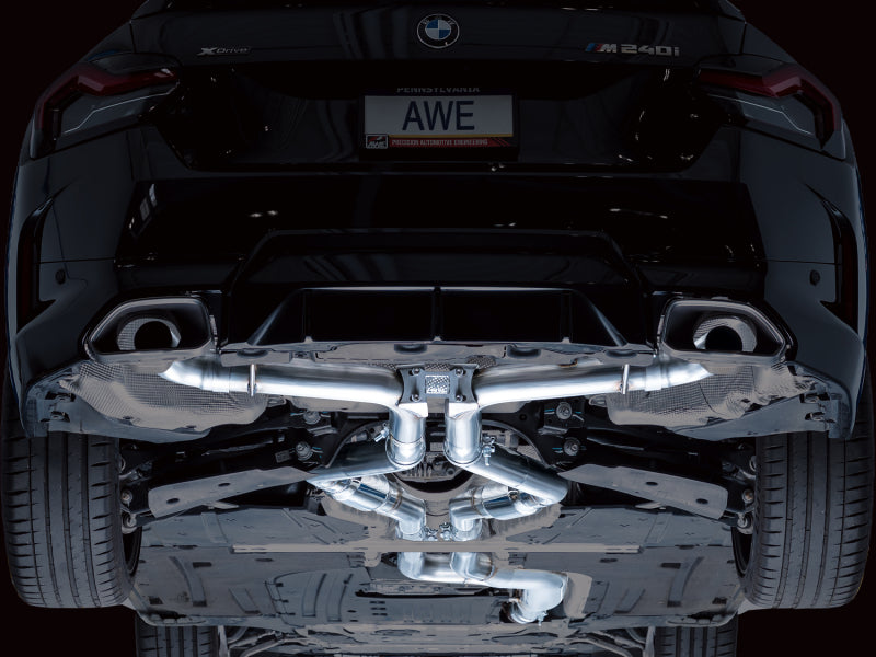 AWE Tuning 22-26 BMW M240i (G42) Track Edition Exhaust - OE Tips - 3020-31240