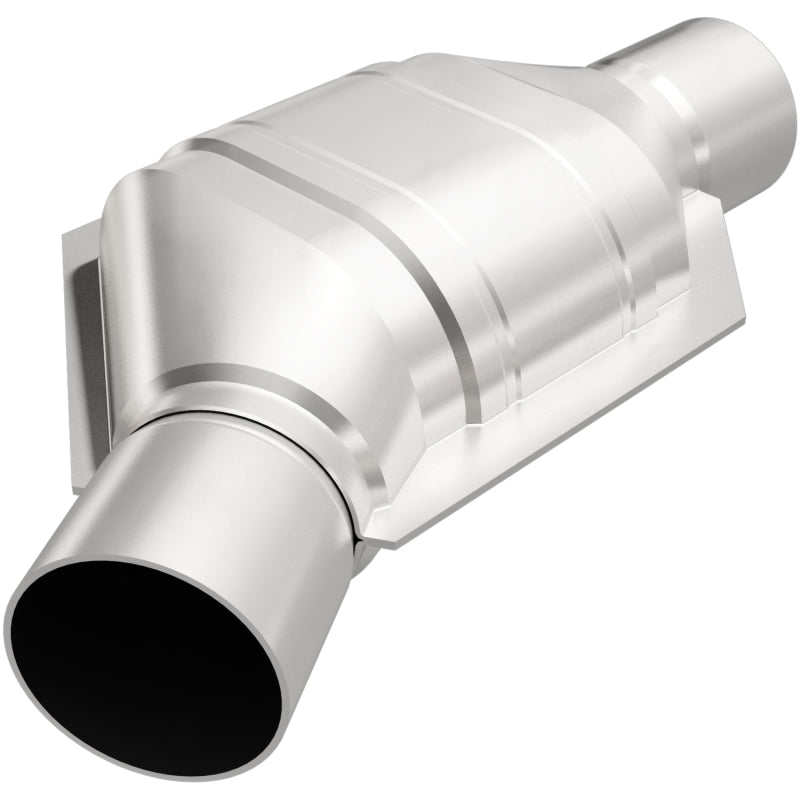 MagnaFlow Universal Catalytic Converter 2.00in Angled Inlet Front CA - 454174