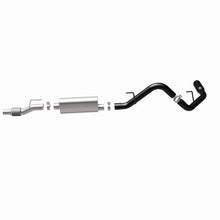 Load image into Gallery viewer, MagnaFlow SYS Cat-Back 11-14 Ford F-150 3.5L V6 EcoBoost 3in Black Single Side Exit Rear 3 Tip - 15364