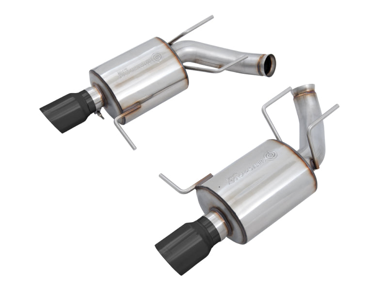 AWE Tuning S197 Mustang GT Axle-Back Exhaust - Touring Edition (Diamond Black Tips) - 3015-33094