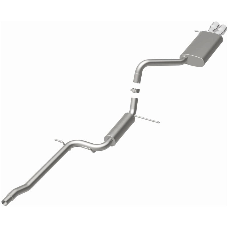 MagnaFlow Performance Cat-Back Exhaust System Dual Straight Drive Side Rear Exit 11-14 VW Jetta 2.0L - 15486