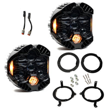 Load image into Gallery viewer, Baja Designs 18-25 Jeep Wrangler JL / 20-25 Gladiator JT DOT LP6 LED Headlight Kit - Amber - 448303
