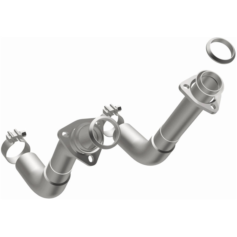 MagnaFlow 66-72 Chevy C10 Pickup V8 2-Piece Front Exhaust Pipe Kit (2in Tubing/Clamps/Inlet Flanges) - 15380