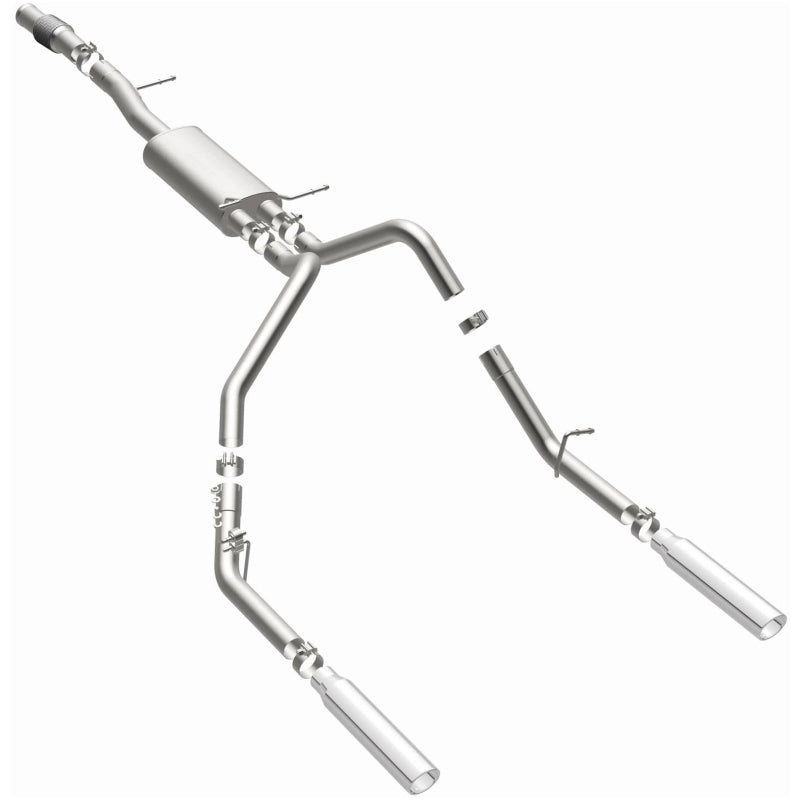 Magnaflow 14 Chev Silverado V8 5.3L SC Cab Dual Split Rear Exit SS Cat Back Perf Exhaust - 15278