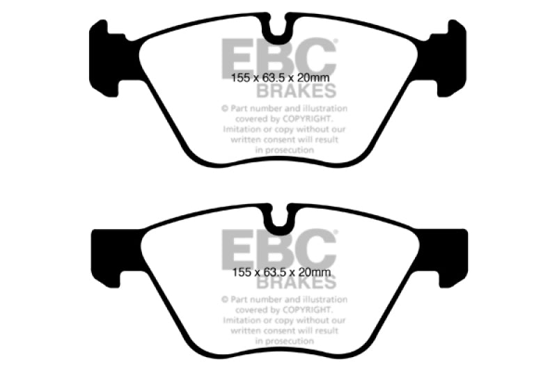 EBC 08-10 BMW 128 3.0 Redstuff Front Brake Pads - DP31600C