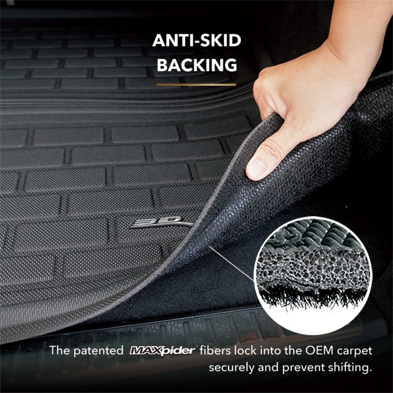 3D Maxpider 2022-2026 Audi Q4 e-tron Kagu Cargo Liner - Black - M1AD0801309
