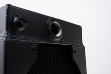 Load image into Gallery viewer, CSF Universal Drag Race / Tuck Radiator w/9in Spal Fan - 10.5in H x 10in L x 3.6in W - Black - 7065B
