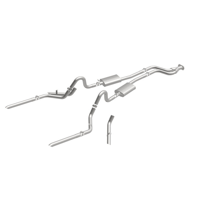 MagnaFlow SYS C/B 84-87 Buick Regal V6 3.8L Turbocharged SS 2.5in Street Series Dual Split Rear Exit - 16884