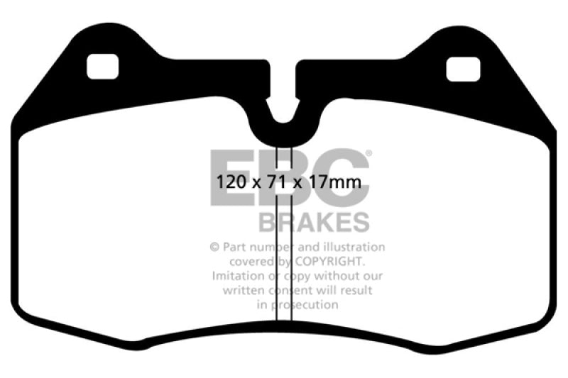 EBC 94-96 BMW 840 4.0 (E31) Greenstuff Front Brake Pads - DP21032